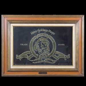 Vintage framed MGM Studios mirror. Limited quantity made.